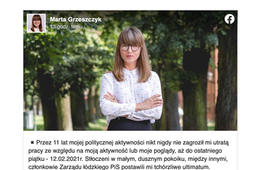 Marta Grzeszyk, łódzka radna PiS