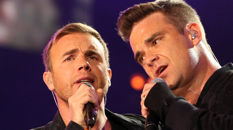 Virtuális duettet adott elő Gary Barlow és Robbie Williams /Fotó: Northfoto