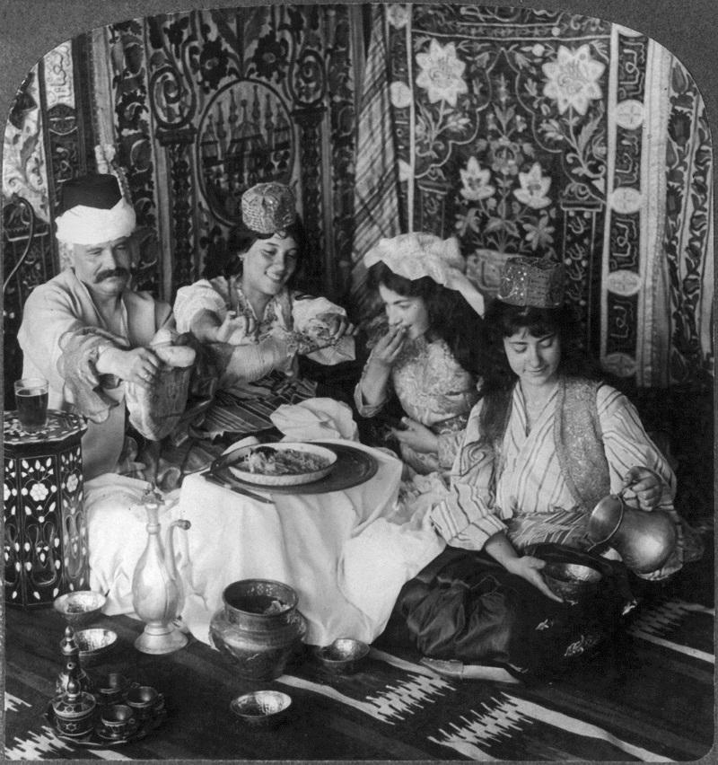 Biesiada w haremie, Konstantynopol 1903