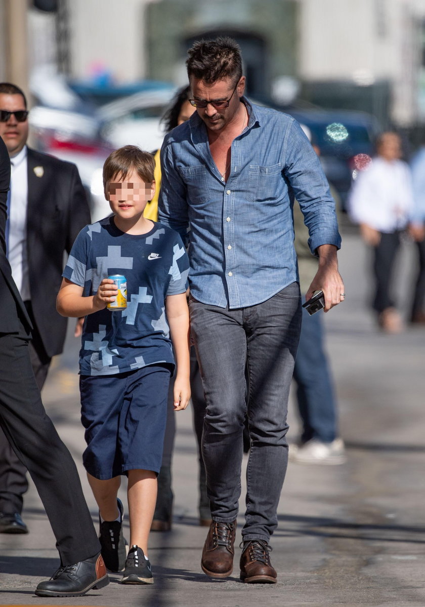 Colin Farrell z synem Henrym Tadeuszem