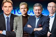 Prof. Leszek Balcerowicz, prof. Roman Kuźniar oraz Janusz Lewandowski w programie Tomasz Lis.