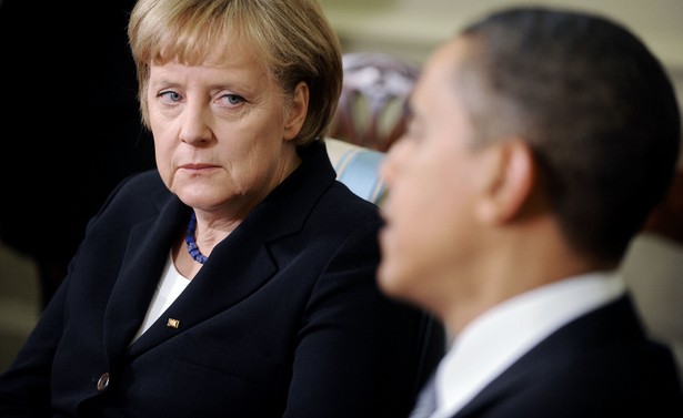 Kanclerz Niemiec Angela Merkel i prezydent USA Barack Obama