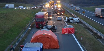 Karambol na autostradzie A4!