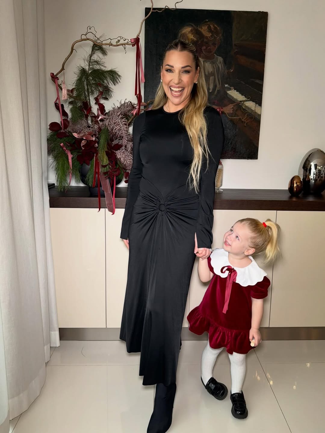 Dominika Cibulková s dcérkou Ninkou. 