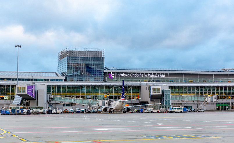 Lotnisko Chopina w Warszawie to największy port lotniczy w Polsce