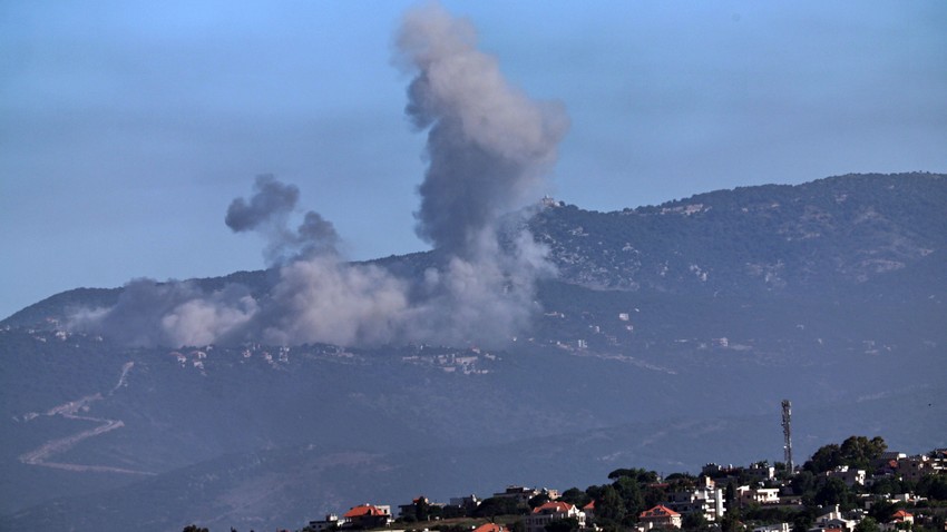 Dim se uzdiže posle izraelskog vazdušnog napada na jugu Libana | Foto: EPA