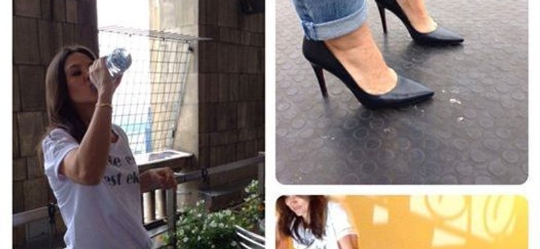 Kinga Rusin zdobyła Pałac Kultury ... w szpilkach