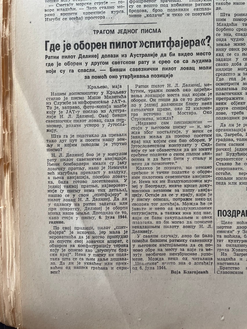 Politika 10.maj 1985