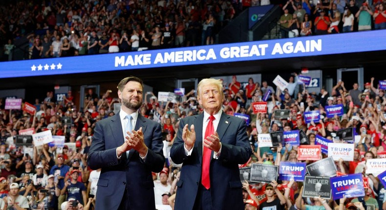 Political scientists told Business Insider that former President Donald Trump may have reason to regret choosing Sen. JD Vance as his running mate.Anna Moneymaker/Getty Images