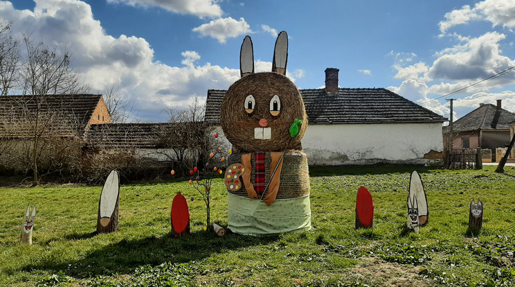Zalavár húsvéti díszei / Fotó: Zalavár önkormányzat