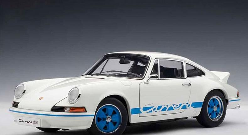 A scale model of the legendary Porsche 911.