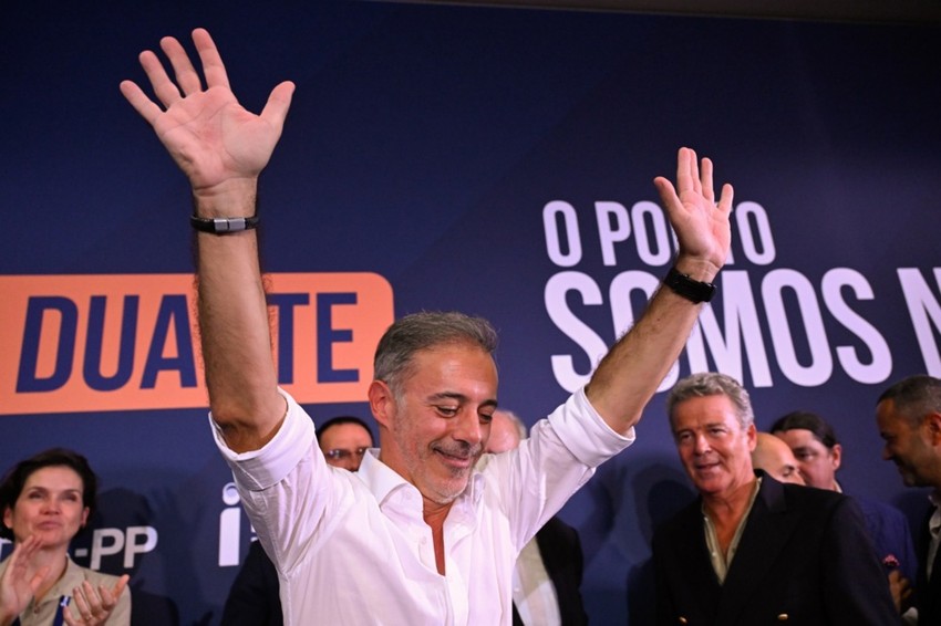 Kandidat koalicije PSD/IL/CDS-PP za gradsko veće Porta Pedro Duarte u Portu, Portugal, 13. oktobra