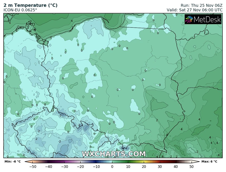 Temperatura nad ranem ma oscylować w okolicach 0 st. C