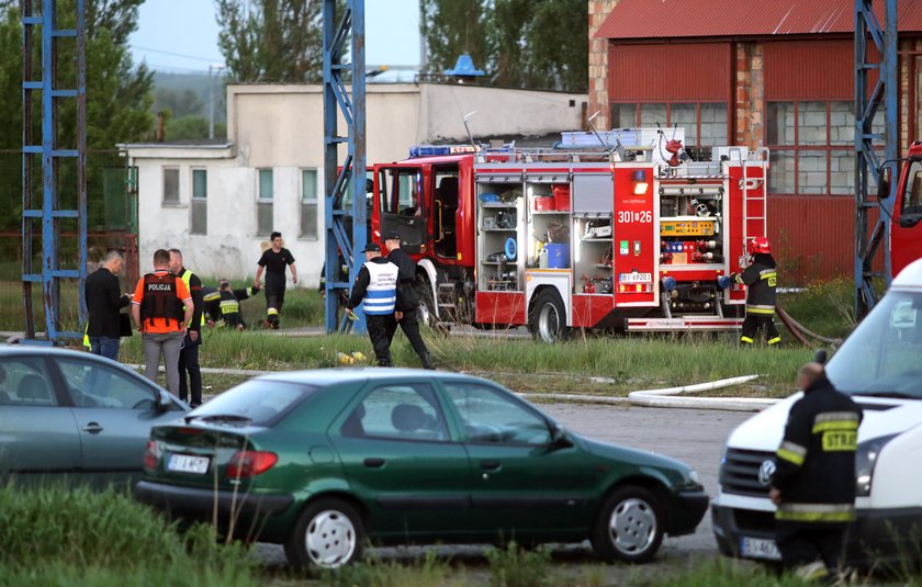 SMIERC STRAZAKOW PODCZAS GASZENIA POZARU