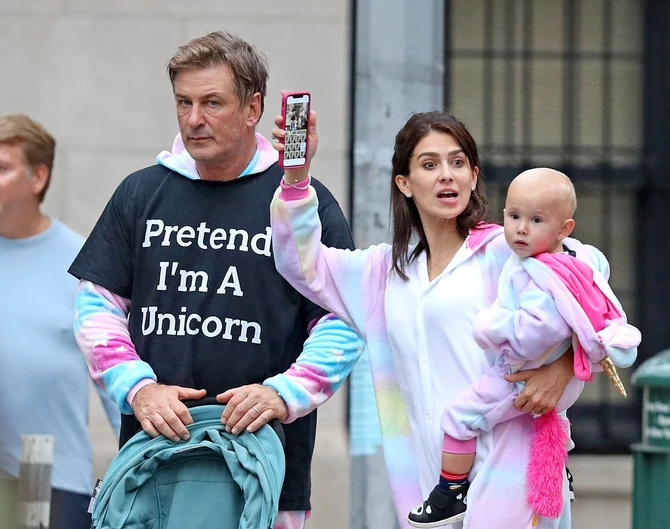 Alek Boldvin sa suprugom 