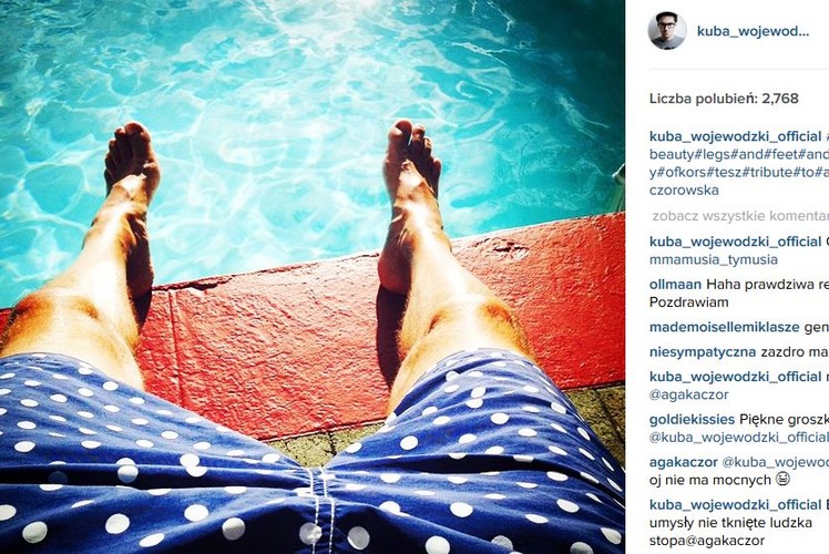 Kuba Wojewódzki na wakacjach