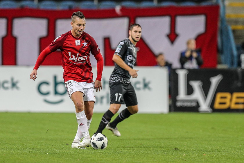 Pilka nozna. Ekstraklasa. Wisla Krakow - Miedz Legnica. 27.07.2018