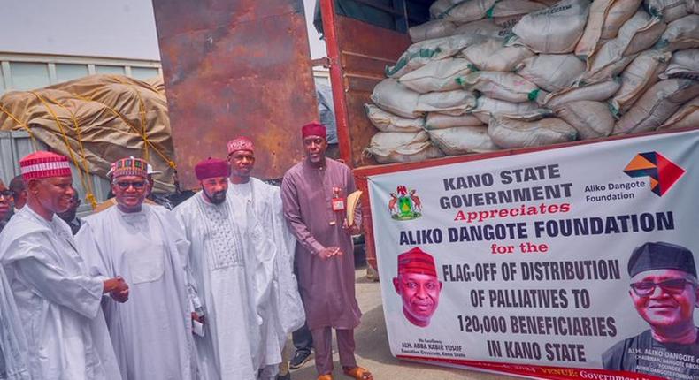 Dangote to distribute 1m bags of rice nationwide, Kano gets 120,000 bags