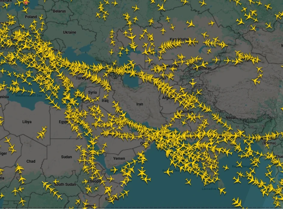 Vazdušni prostor iznad irana