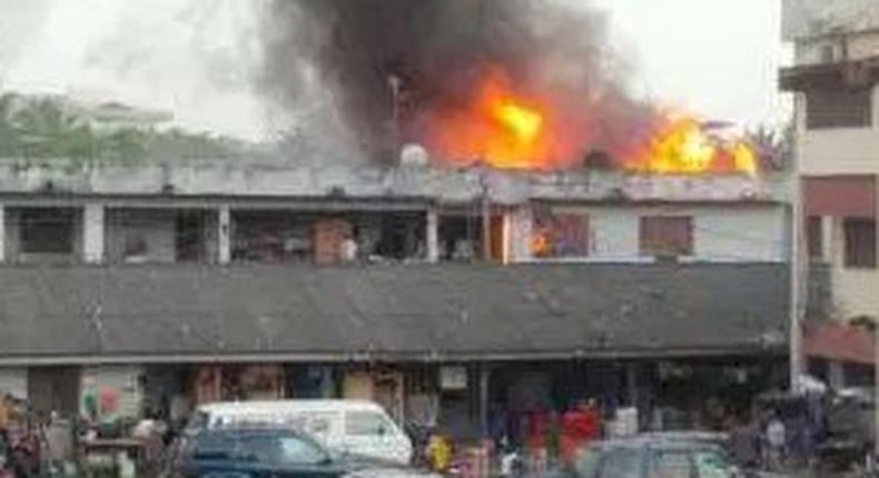 Police barracks in Panti gutted by fire