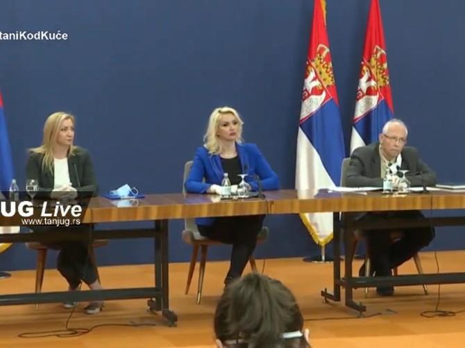 Dr Ivana Stašević Karličić, dr Predrag Kon, epidemilog i dr Darija Kisić Tepavčević