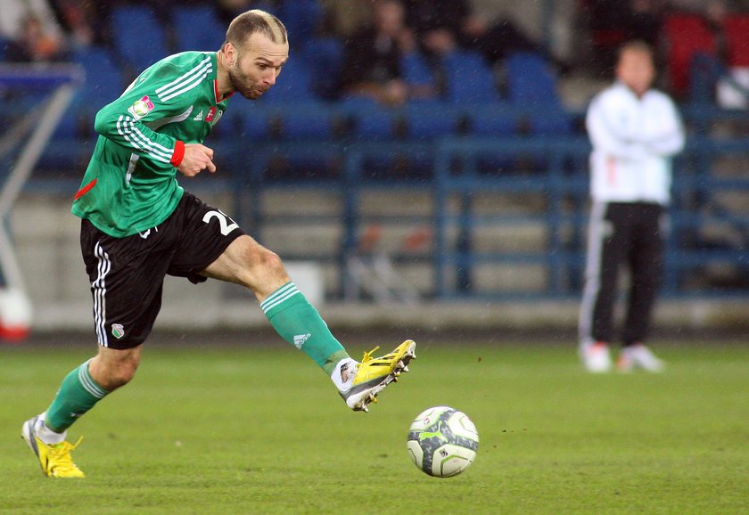 Danijel Ljuboja podczas meczu Wisła – Legia