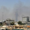 Dim nakon eksplozija blizu vojne baze sa američkim snagama u Irbilu, Irak, 24. jula