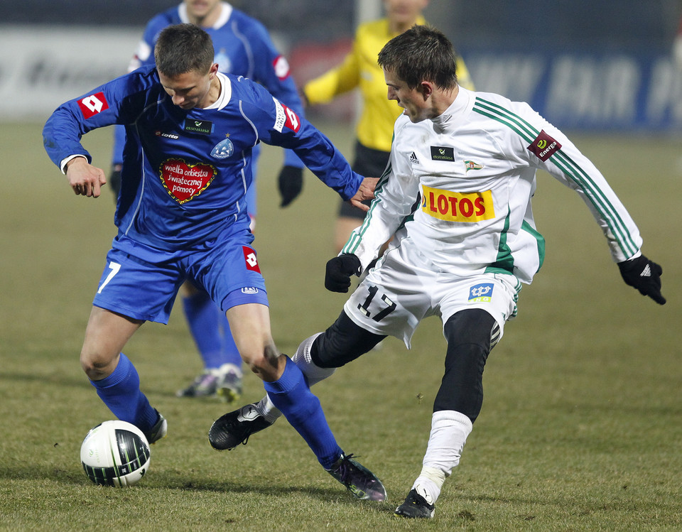 PIŁKARSKA EKSTRAKLASA RUCH CHORZOW KONTRA LECHIA GDAŃSK