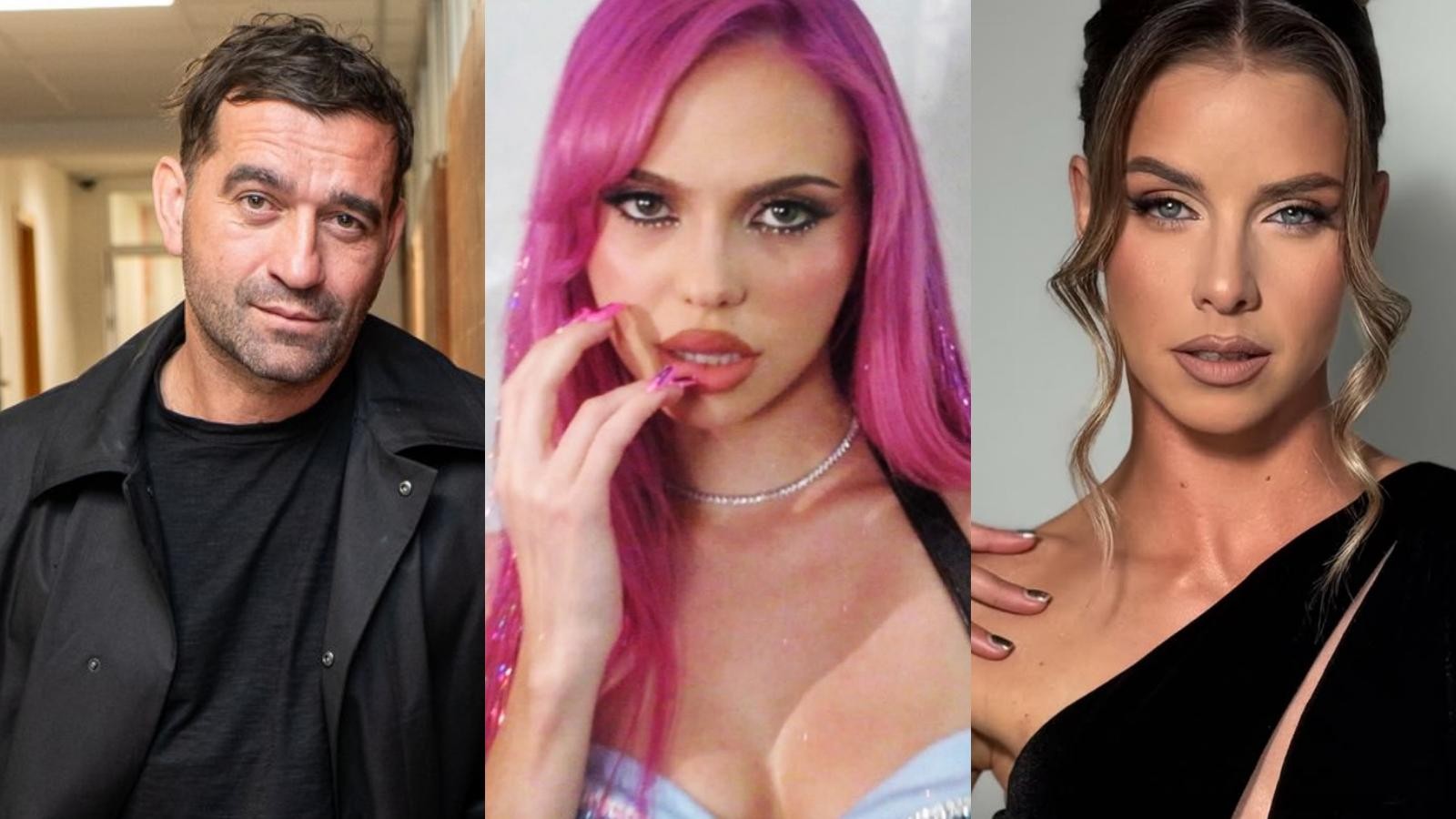 Milan Ondrík, Adéla Jergová a Nela Pocisková. 