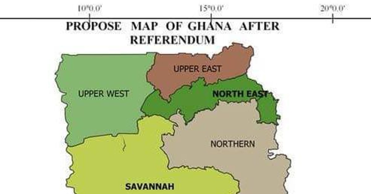 Map & Regions in Ghana - Ghana Permanent Mission to the United Nations