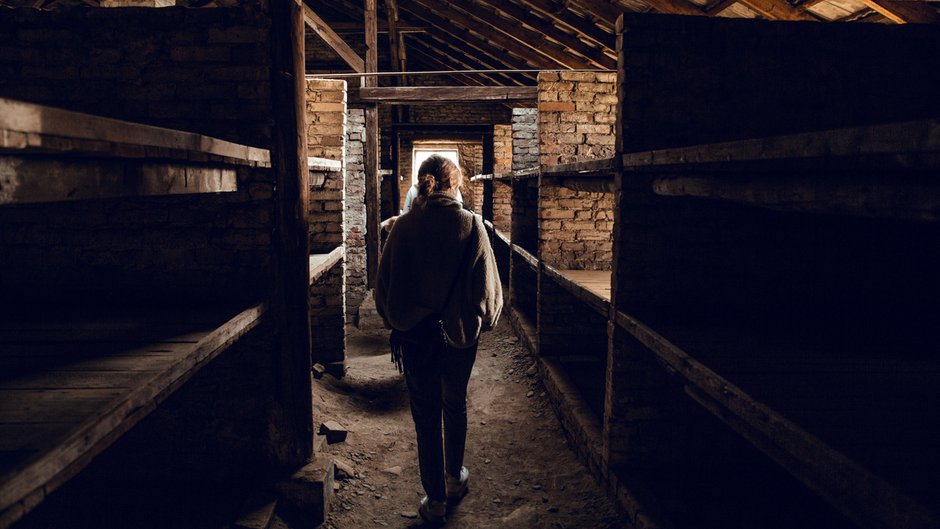 Były niemiecki nazistowski obóz koncentracyjny Auschwitz-Birkenau