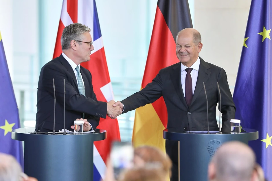 Kir Starmer i Olaf Šolc