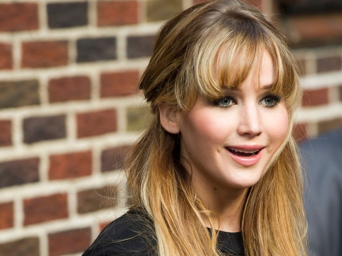 Jennifer Lawrence w show Davida Lettermana