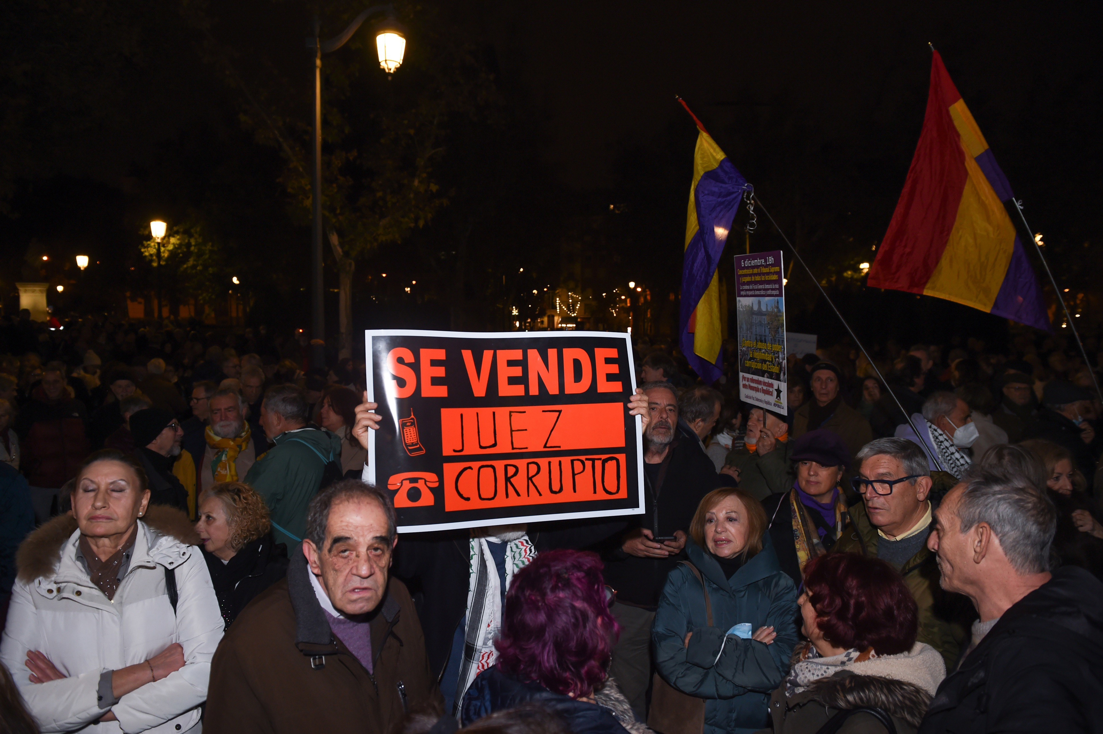Cientos protestan en Madrid contra la condena al exfiscal García Ortiz
