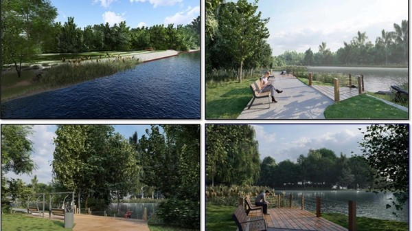 Tak ma wyglądać po inwestycji okolica stawu na Praczach