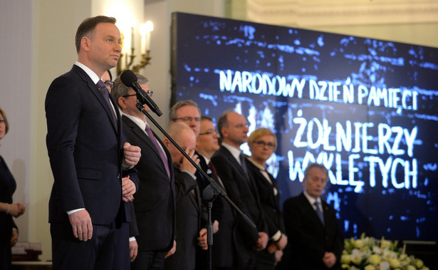 Prezydent Duda: Żołnierze Wyklęci fundamentem niepodległej Polski, drogę wytyczył Lech Kaczyński