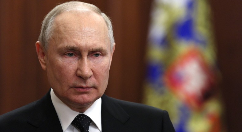 Russian President Vladimir Putin.GAVRIIL GRIGOROV/SPUTNIK/AFP via Getty Images