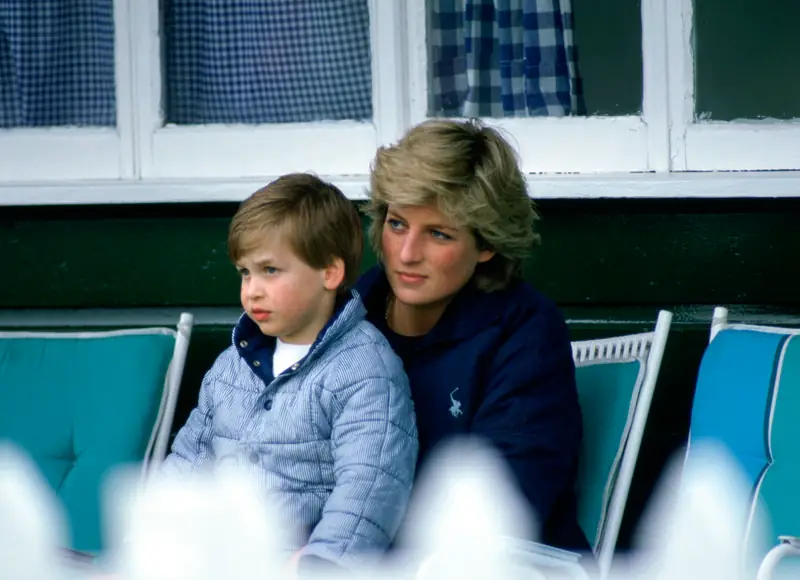 Księżna Diana i książę William / Tim Graham, Getty Images