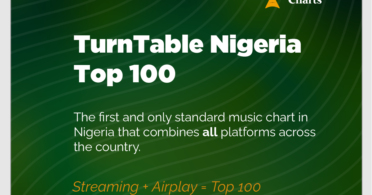 Methodology and Policies for the new TurnTable Nigeria Top 100 - Vimarsana News