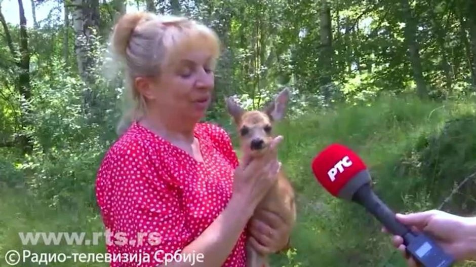 Svetlana sa svojim ljubimcem