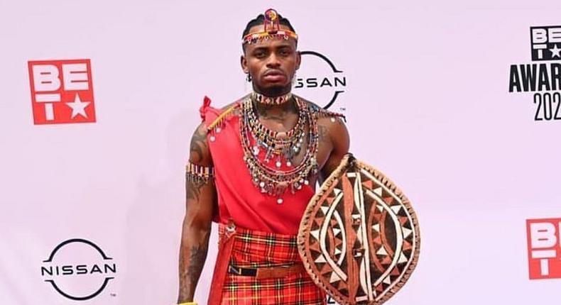 Diamond Platnumz at BET Awards 2021