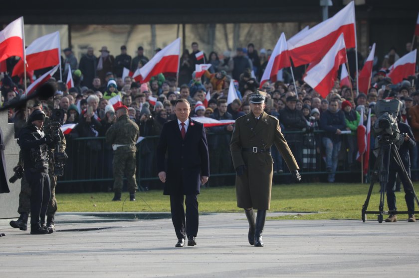 Uroczystości na placu Piłsudskiego