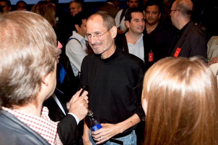 Steve Jobs, CEO Apple Inc., obecny na Apple Worldwide Developers Conference (WWDC) w San Francisco, Kalifornia, USA