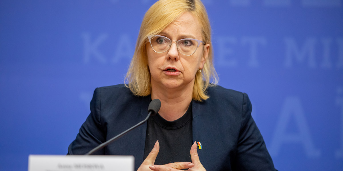 Minister klimatu i środowiska Anna Moskwa. 