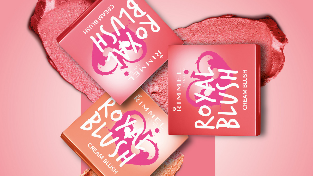 Rimmel przedstawia Royal Blush - pierwszy róż w ofercie marki o unikatowej, kremowo-pudrowej konsystencji, która gwarantuje błyskawiczny efekt, nadając Twoim policzkom naturalny i olśniewający kolor. Lekka i ultra-delikatna, kremowa formuła doskonale łączy się ze skórą, dając aksamitne, pudrowe wykończenie. Nie pozostawia tłustego filmu, ale również nie wysusza skóry. Zaskakująco prosta aplikacja i perfekcyjnie trwały efekt pozwoli Ci cieszyć się naturalnie zarumienionymi policzkami przez cały dzień!