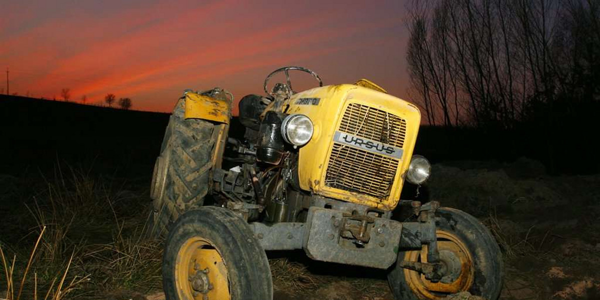 Ukradł traktor, bo chciał pojeździć