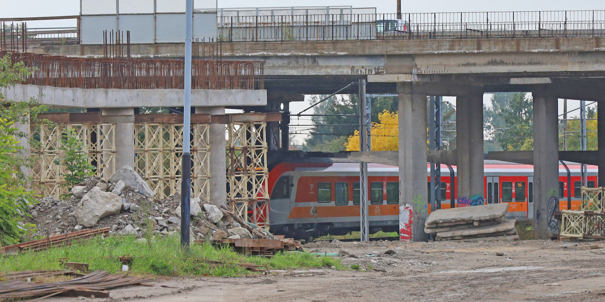 Stacja kolejowa Łódź Zarzew powstanie pod wiaduktem na ul. Przybyszewskiego.