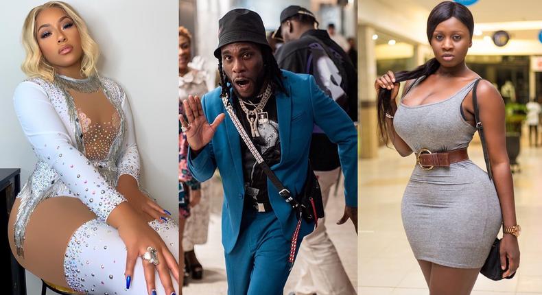 Stefflon Don, Burna Boy and Princess Shyngle