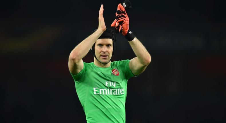 Arsenal goalkeeper Petr Cech played for Rennes between 2002 and 2004 - the two sides will meet in the last 16 of the Europa League