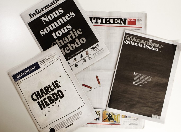 Okładki pierwszych stron gazet